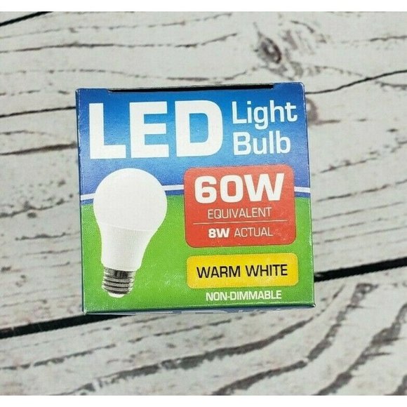 2 60 Watt LED Warm White Light Bulb - Picture 7 of 8